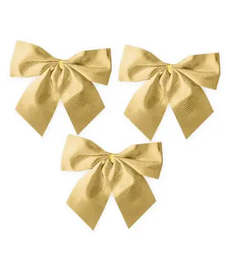 PartyPal Strikken goud | 12x10 cm | 3 stuks