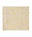 Tafelloper sterren | Beige en goud | 275x28 cm