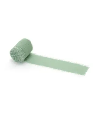 PartyDeco Lint pistache chiffon | 40mm x 5m