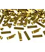 Confettikanon goud rechthoek snippers | 28 CM