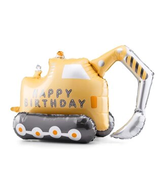 PartyDeco Folieballon Graafmachine | 76.5x49 cm