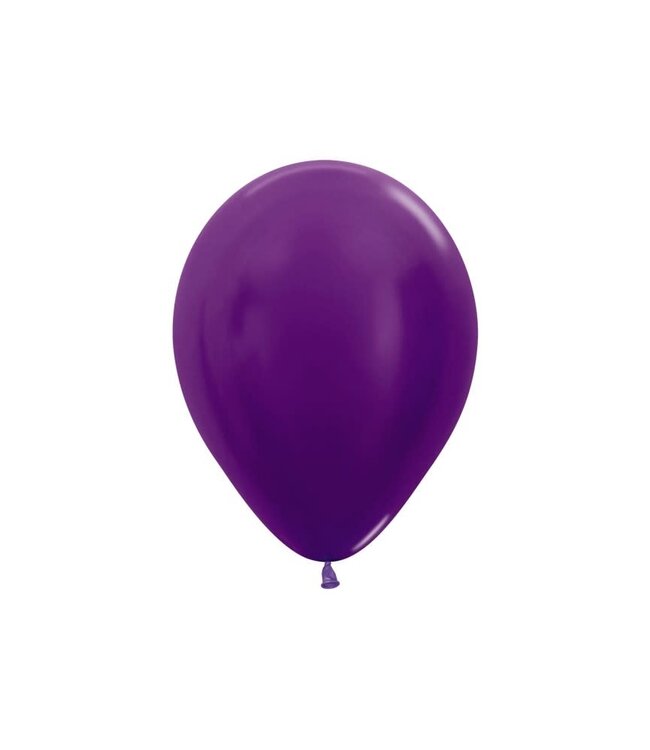 Ballonnen metallic violet | 12" = 30 cm | 50 stuks