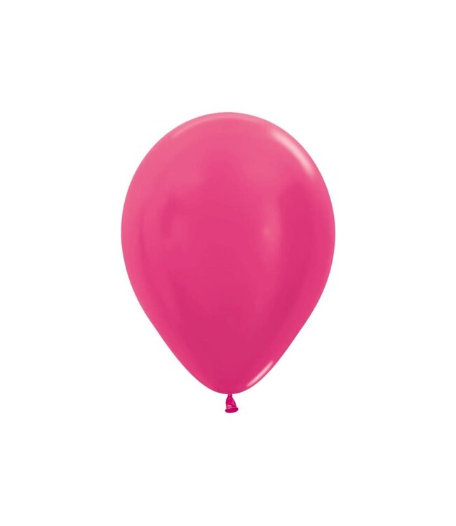 Ballonnen metallic Fuchsia | 12" = 30cm | 50 stuks