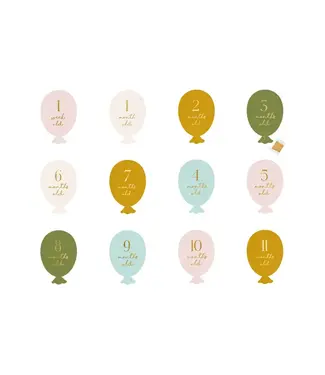 Milestone Cards Balloons