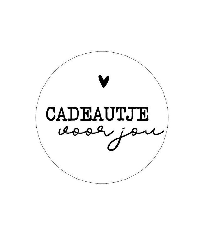 Stickers Cadeautje voor jou | 20 stickers