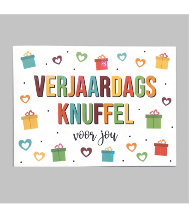 Wenskaart | Verjaardagsknuffel voor jou