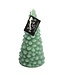 HomeBound OUTLET Kaars kerstboom groen | 7,4x7,4x15cm