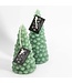 OUTLET Kaars kerstboom groen | 7,4x7,4x15cm