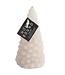 OUTLET Kaars kerstboom licht beige | 6,5x12,7cm