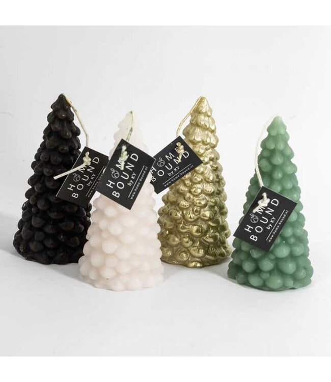 OUTLET Kaars kerstboom groen | 6,5x12,7cm