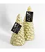 OUTLET Kaars kerstboom goud | 6,5x12,7cm