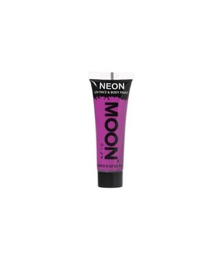 Moon creations Face & body paint | NEON UV intens paars | 12ml