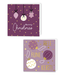 OUTLET Luxe kerstkaarten | Kerst paars | 10 stuks