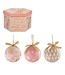OUTLET Kerstballen Cadeauset - 14 Stuks - Ø8 cm - Onbreekbaar - Perzik, Roze
