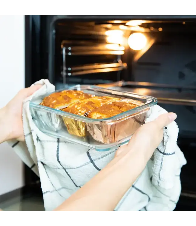 Rechthoekige bakvorm | Goud | 10 stuks | 11 x 6,5 x 4 cm