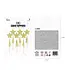 OUTLET Cupcaketoppers sterren | Goud met franjes | 6 stuks