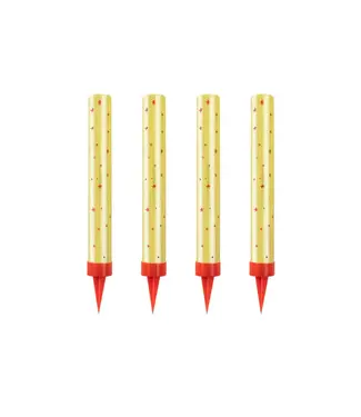 PartyPal Ijsfontein goud | 12 cm | 4 stuks