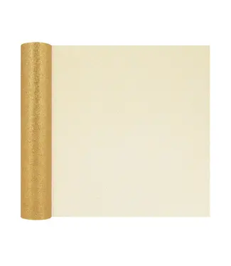 PartyPal Tule goud glitter | 30 cm x 9 m