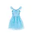 Blauwe prinsessenjurk | 110-120 cm