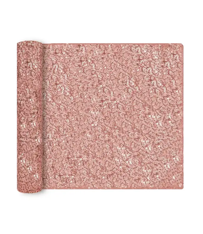 Tafelloper | Rose goud | 200 x 28 cm