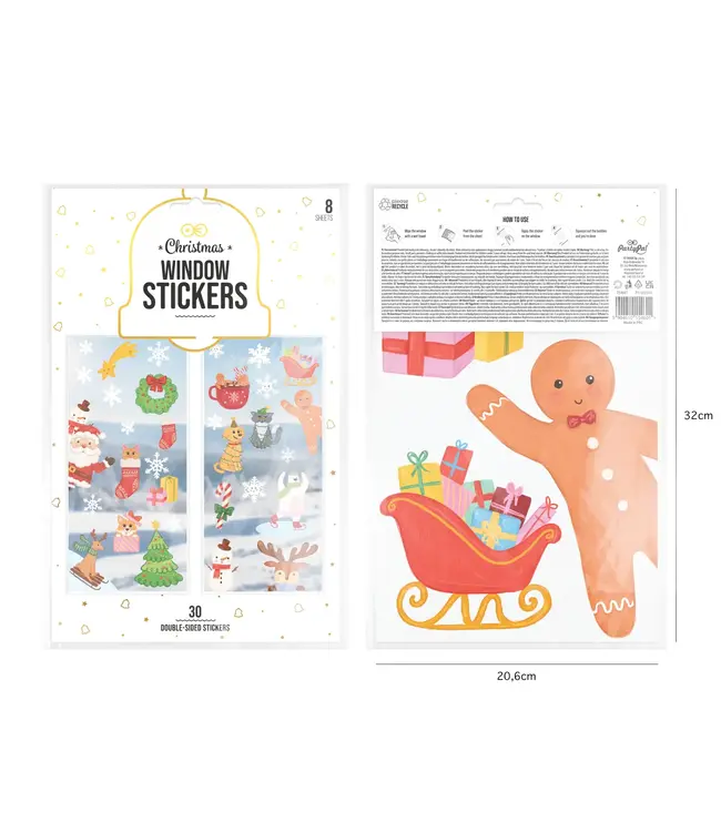 OUTLET Raamstickers | Kerst | 240 stickers