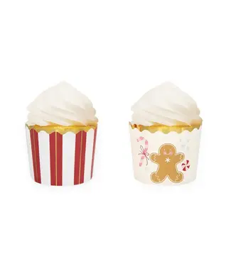 PartyPal Cupcake vormpjes | Kerst | 50 stuks