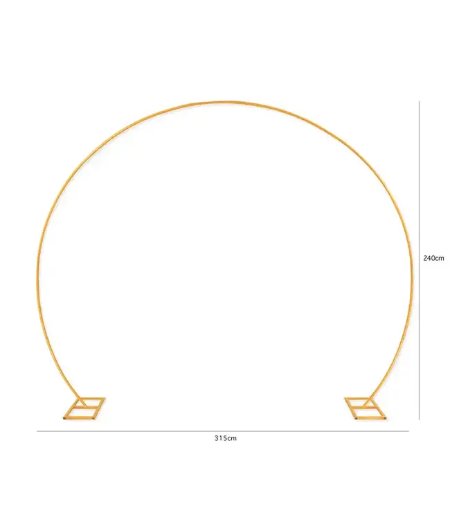 Gouden ballonframe | 315 x 240 cm