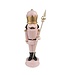 Clayre & Eef OUTLET Kerstdecoratie Notenkraker | 17 cm roze | Polyresin