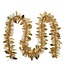 Clayre & Eef OUTLET Kerstslinger Goud Guirlande | 200 cm | Blaadjes
