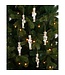 OUTLET Kerst Ornament Notenkraker - Goud - 6 stuks - Goud 4x2x11 cm - Polyester