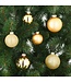 OUTLET Kerstballen Set Goud glas - 42 Stuks - Ø7 cm