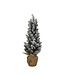 House of Seasons OUTLET Kunstkerstboom in Jute - H60 x Ø30 cm - Groen Frosted