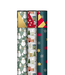 KP OUTLET Cadeaupapier Kerst Winter Wonderland | 3 rollen | 70 x 200 cm | dubbelzijdig