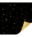 OUTLET Cadeaupapier Kerst Black & Gold | 3 rollen | 70 x 200 cm | dubbelzijdig