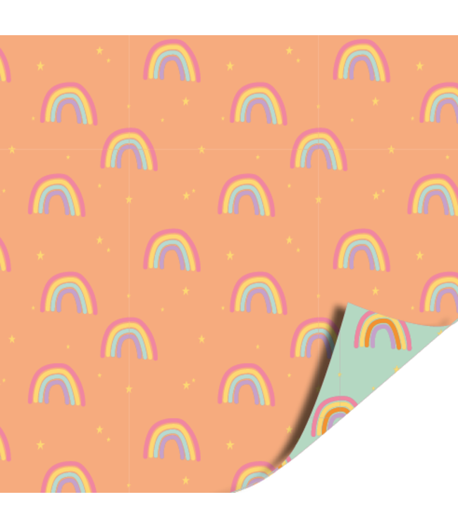 Cadeaupapier Over the rainbow | 70 cm x 2 m