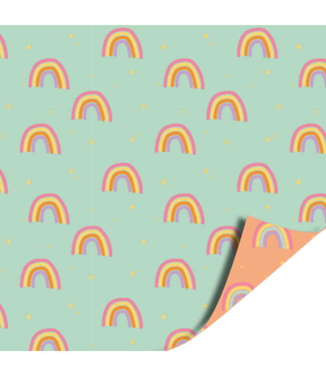 Cadeaupapier Over the rainbow | 70 cm x 2 m