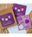 OUTLET Luxe kerstkaarten | Kerst paars | 10 stuks