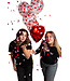 Confetti hartjes | Rood