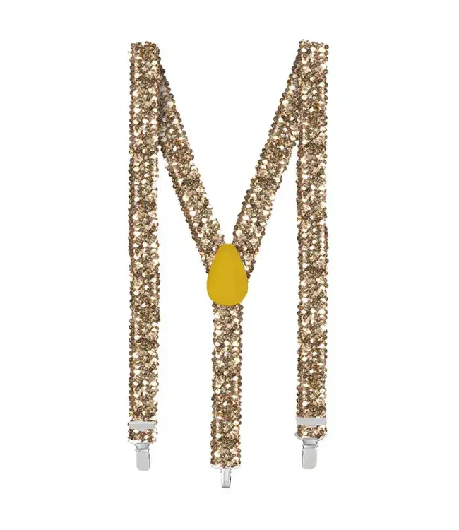 Bretels Goud | Pailletten