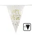 Vlaggenlijn 'Happy New Year' | Wit & goud | 4 meter