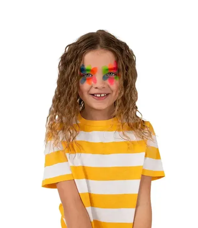 Schminkkrijtjes UV Glow in the dark | 6 kleuren