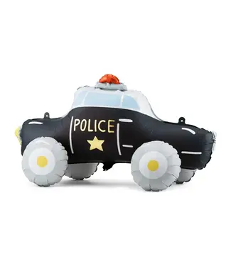 PartyDeco Folieballon politieauto | 90 x 41 cm
