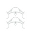 Slinger & vlaggenlijn plafond hangers | 2 stuks