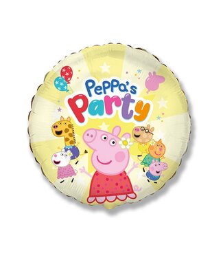 GoDan Folieballon Peppa's party Peppa Pig | 45 cm