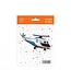 Folieballon Helikopter Police - 96 cm