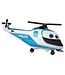 Folieballon Helikopter Police - 96 cm