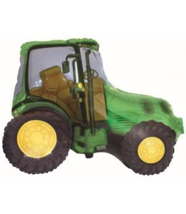 Folieballon Groene Tractor | ~60cm