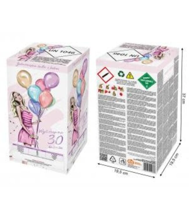 Helium tank voor 30 ballonnen