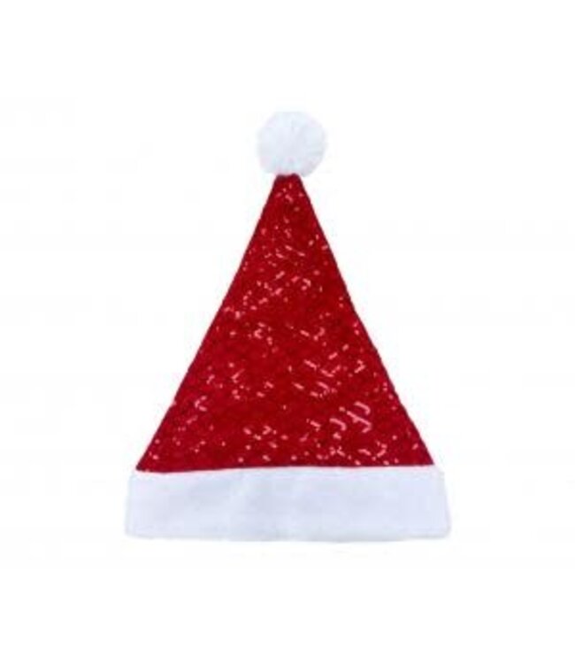 OUTLET Kerstmuts met glitters