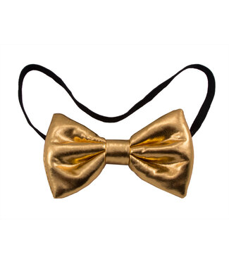 Folat Strikje metallic goud